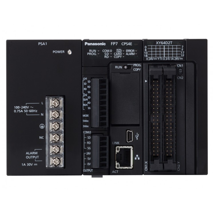 PLC CPU ETHERNET, RS232C, 11nS ÇEVRİM SÜRESİ,120k PROGRAM KAP